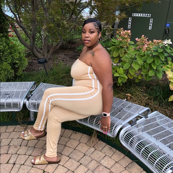 Khaki jumpsuit s-xl - Picture 2 of 5